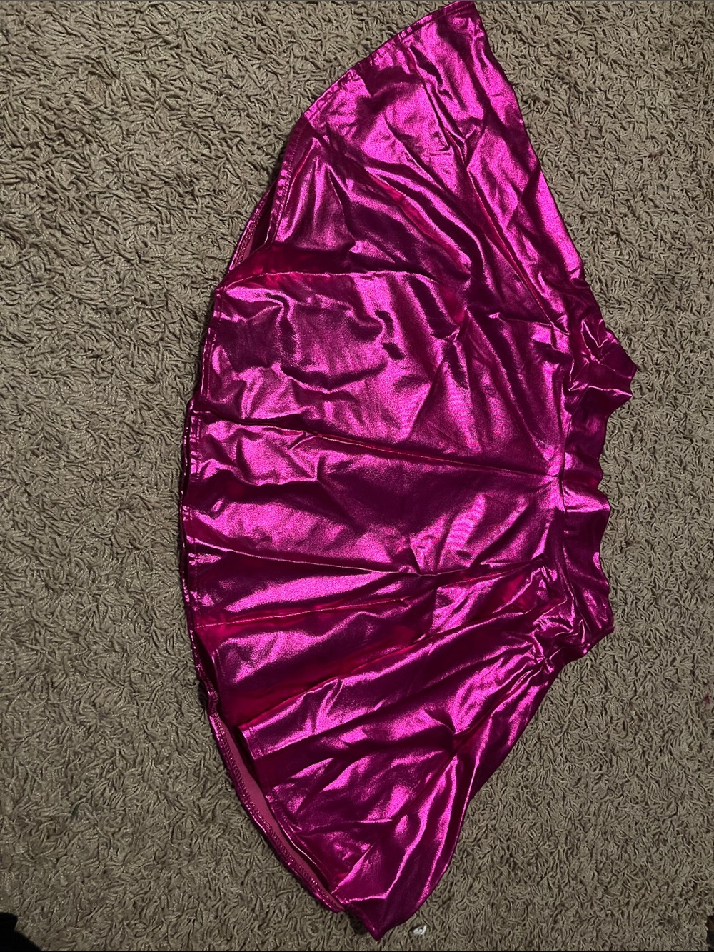 Women’s Shiny Fuchsia Full Skirt